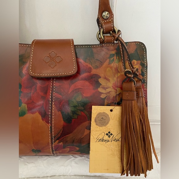 Patricia Nash Floral * Rienzo* Satchel .NWT - Picture 5 of 10